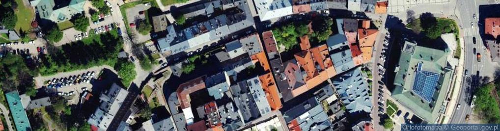 Zdjęcie satelitarne Muzeum Literatury im w S Reymonta