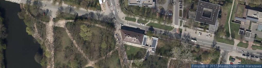 Zdjęcie satelitarne Muzeum Łowiectwa i Jeździectwa