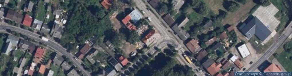 Zdjęcie satelitarne Muzeum Małego Miasta w Bieżuniu Oddział Muzeum Wsi Mazowieckiej 