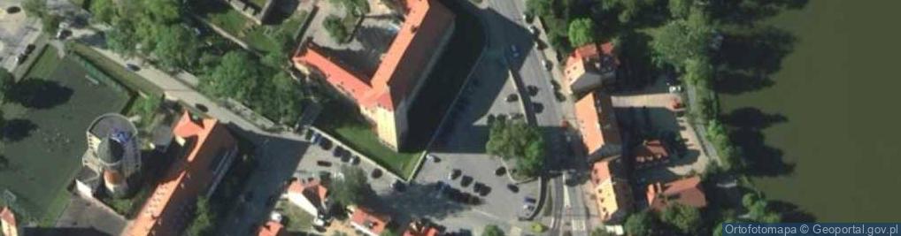 Zdjęcie satelitarne Muzeum Mazurskie w Szczytnie