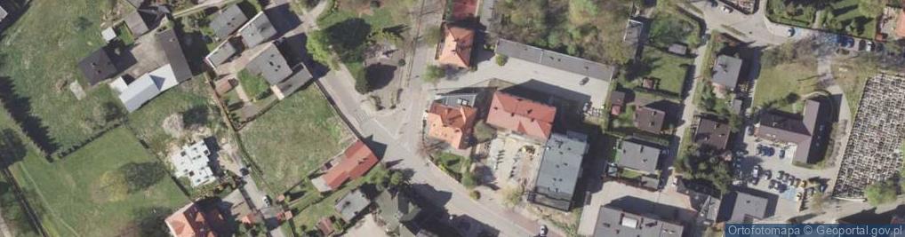 Zdjęcie satelitarne Muzeum Miejskie w Tychach