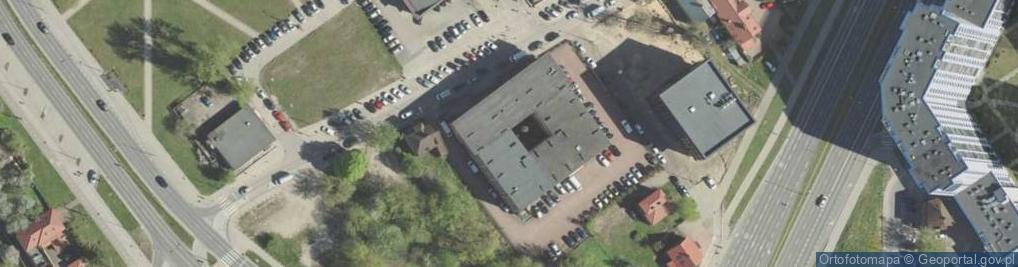 Zdjęcie satelitarne Muzeum Podlaskie Dział Archeologii
