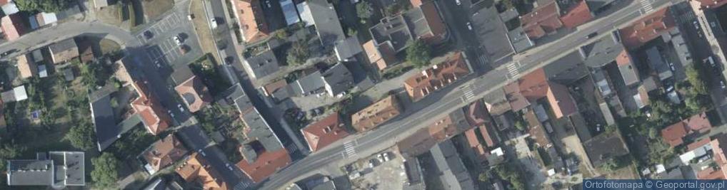 Zdjęcie satelitarne Muzeum Pojezierza Myśliborskieg