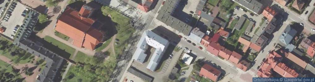 Zdjęcie satelitarne Muzeum Północno- Mazowieckie
