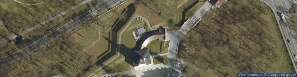 Zdjęcie satelitarne Muzeum Południowego Podlasia w Białej Podlaskiej