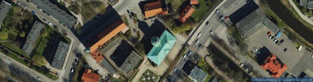 Zdjęcie satelitarne Muzeum Pomorza Środkowego w Słupsku