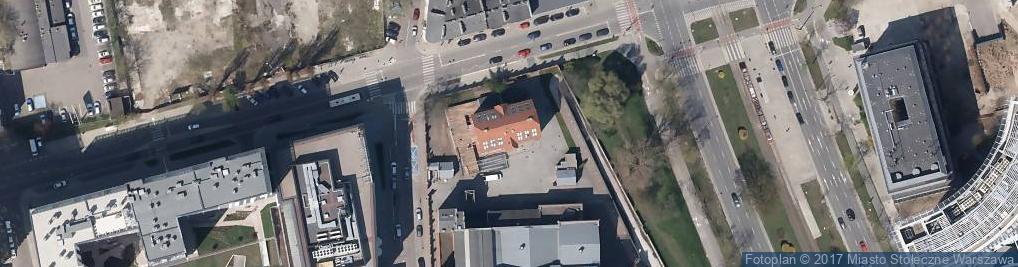 Zdjęcie satelitarne Muzeum Powstania Warszawskiego