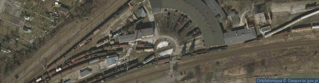 Zdjęcie satelitarne Muzeum Przemysłu i Kolejnictwa na Śląsku