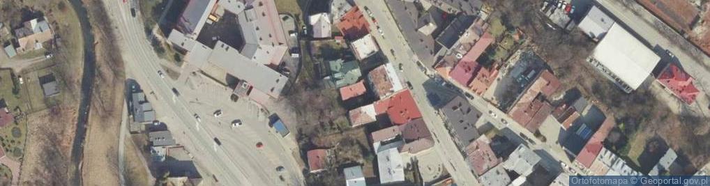 Zdjęcie satelitarne Muzeum Rzemiosła w Krośnie