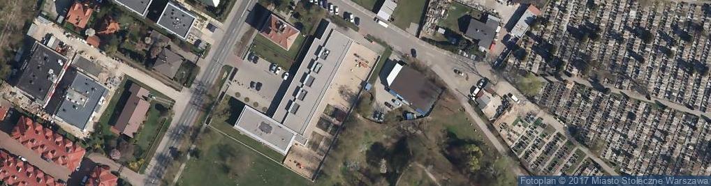 Zdjęcie satelitarne Muzeum Techniki Militarnej