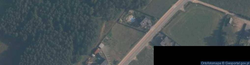 Zdjęcie satelitarne Muzeum ,,Ziemi Kaszubskiej i Sprzętów Militarnych