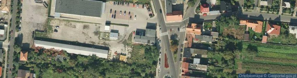 Zdjęcie satelitarne Muzeum Ziemi Kobylińskiej w Kobylinie