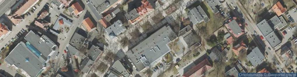 Zdjęcie satelitarne Muzeum Ziemi Lubuskiej