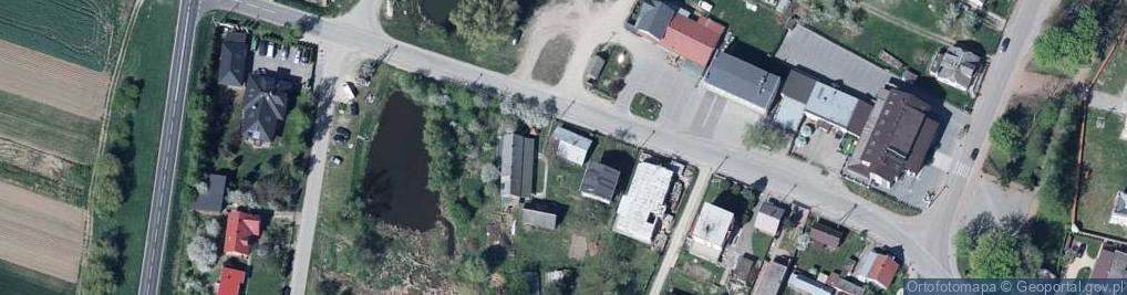 Zdjęcie satelitarne Nietypowych Rowerów