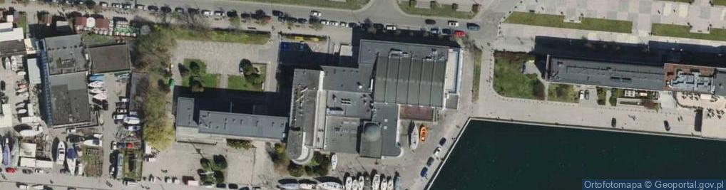 Zdjęcie satelitarne Oceanarium Gdyńskie