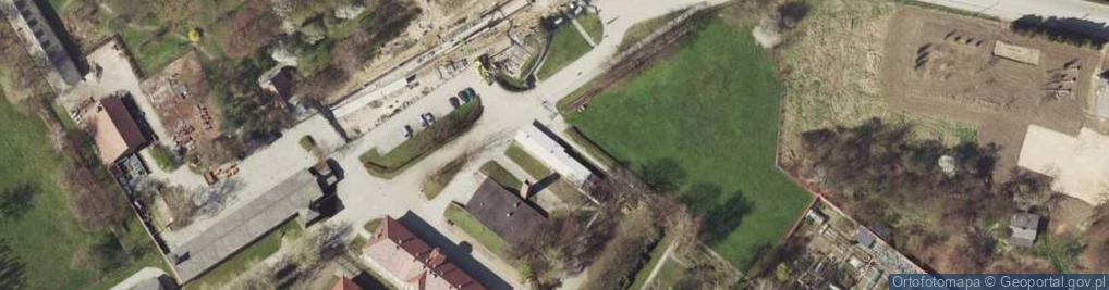 Zdjęcie satelitarne Państwowe Muzeum Auschwitz Birkenau w Oświęcimiu