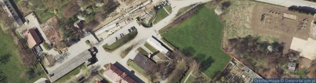Zdjęcie satelitarne Państwowe Muzeum Auschwitz-Birkenau w Oświęcimiu