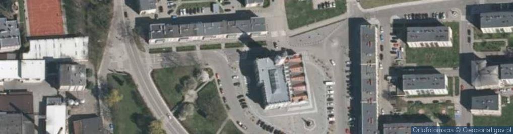 Zdjęcie satelitarne Powiatowe Ziemi Głubczyckiej