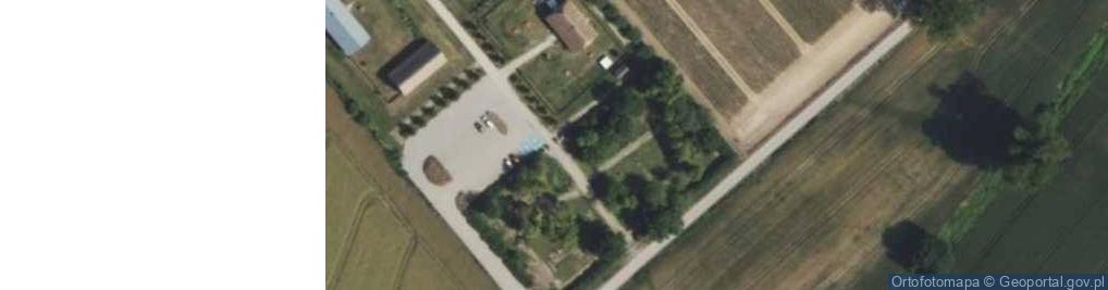 Zdjęcie satelitarne Skansen Osadnictwa Nadwiślańskiego w Wiączeminie Polskim