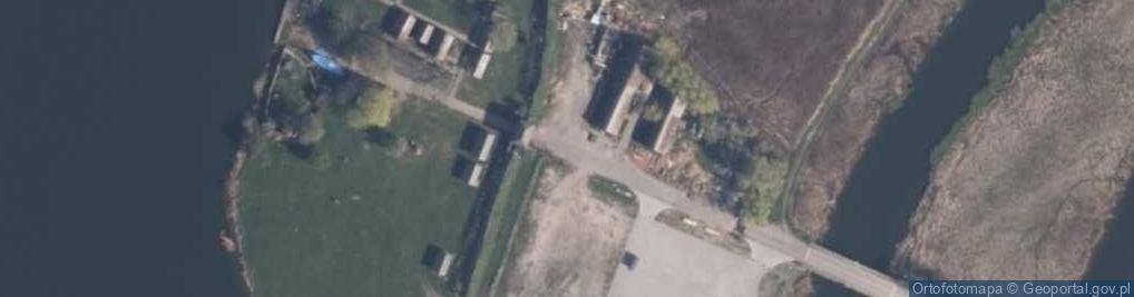 Zdjęcie satelitarne Skansen/Wioska Centrum Słowian i Wikingów