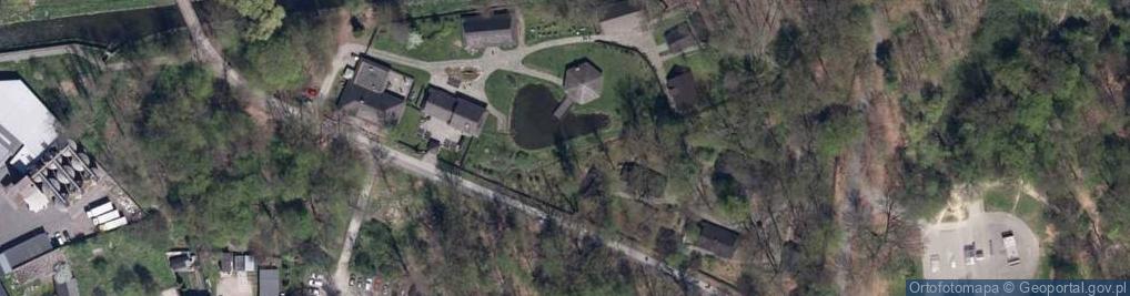 Zdjęcie satelitarne Skansen - Zagroda Wsi Pszczyńskiej