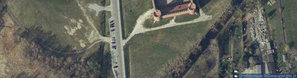 Zdjęcie satelitarne Szlachty Mazowieckiej Zamek Książąt Mazowieckich
