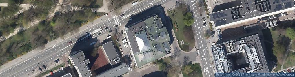Zdjęcie satelitarne Zachęta Państwowa Galeria Sztuki
