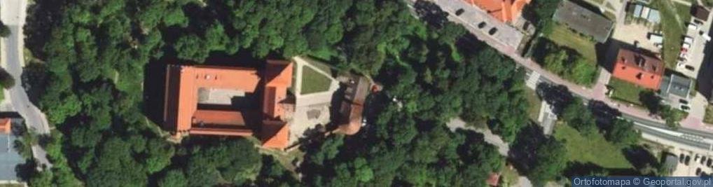 Zdjęcie satelitarne Zamek Nidzica