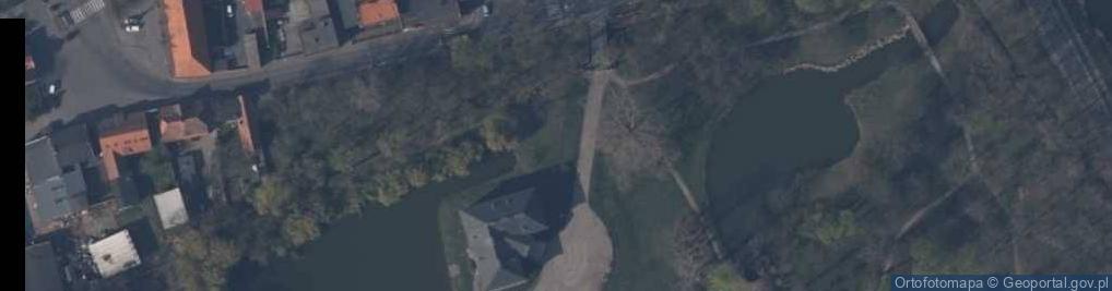 Zdjęcie satelitarne Zespół Pałacowo-Parkowy