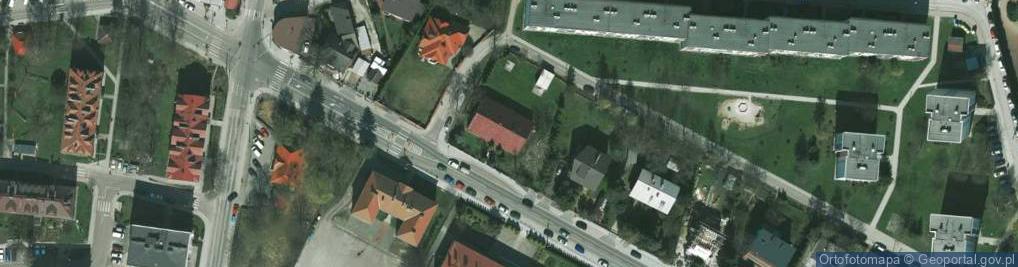 Zdjęcie satelitarne Ziemi Krzeszowickiej