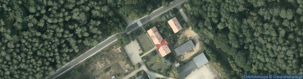 Zdjęcie satelitarne Nadleśnictwo Tuchola