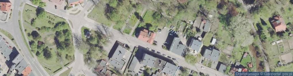 Zdjęcie satelitarne Centrum biznesu