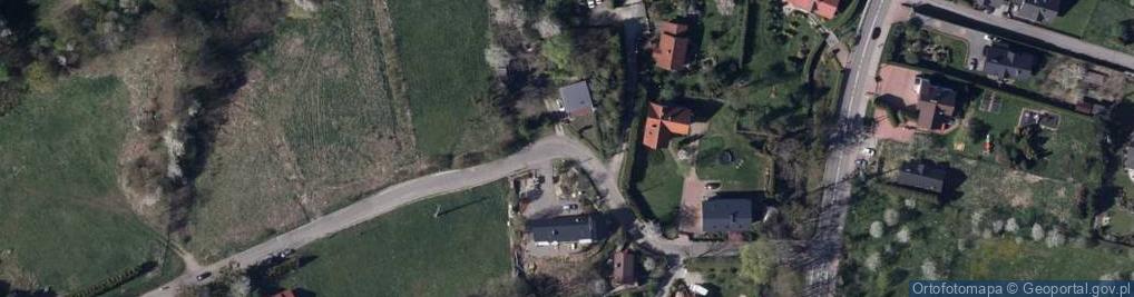 Zdjęcie satelitarne Ostry spadzisty zakręt