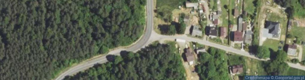 Zdjęcie satelitarne Ostry Zakręt