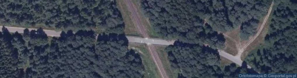 Zdjęcie satelitarne Przejazd kolejowy niestrzeżony