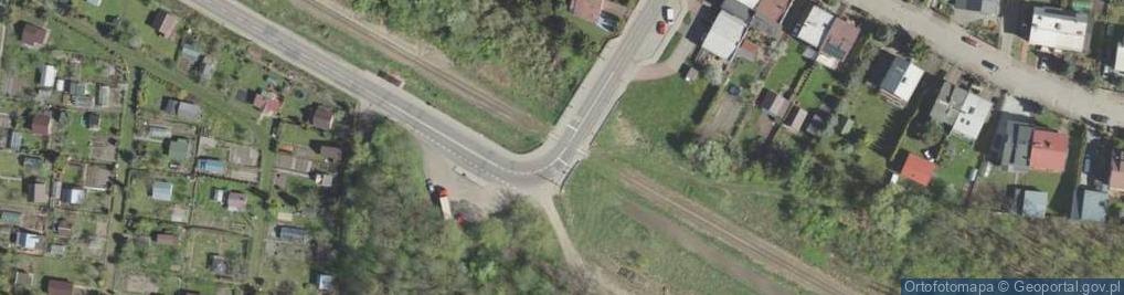 Zdjęcie satelitarne Przejazd kolejowy