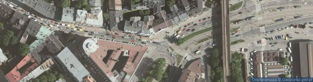Zdjęcie satelitarne Przejście dla pieszych, ścieżka rowerowa