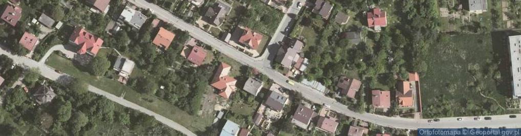 Zdjęcie satelitarne Wąski zakręt.