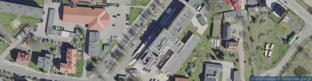 Zdjęcie satelitarne Kresowy Szpital Wojskowy z Przychodnią SP ZOZ Filia Żagań