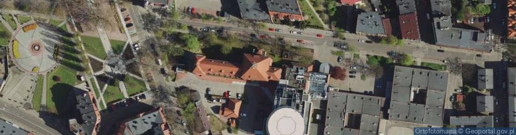 Zdjęcie satelitarne SP ZOZ Centrum Leczenia Oparzeń w Siemianowicach Śląskich