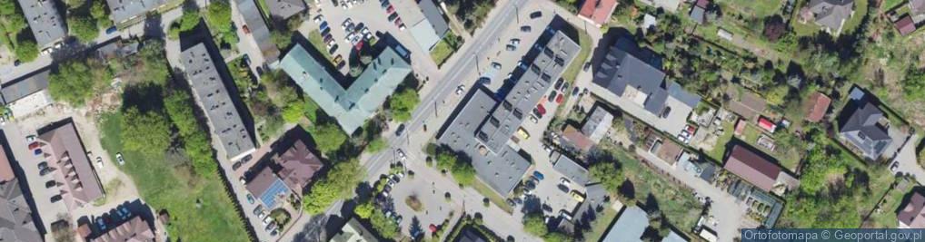 Zdjęcie satelitarne SP ZOZ w Garwolinie