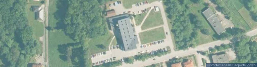 Zdjęcie satelitarne SP ZOZ w Kalwarii Zebrzydowskiej