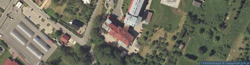 Zdjęcie satelitarne SP ZOZ w Lesku