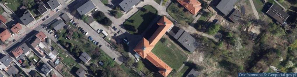 Zdjęcie satelitarne SP ZOZ w Rydułtowach i Wodzisławiu Śląskim z siedzibą w Wodzisławiu Śląskim