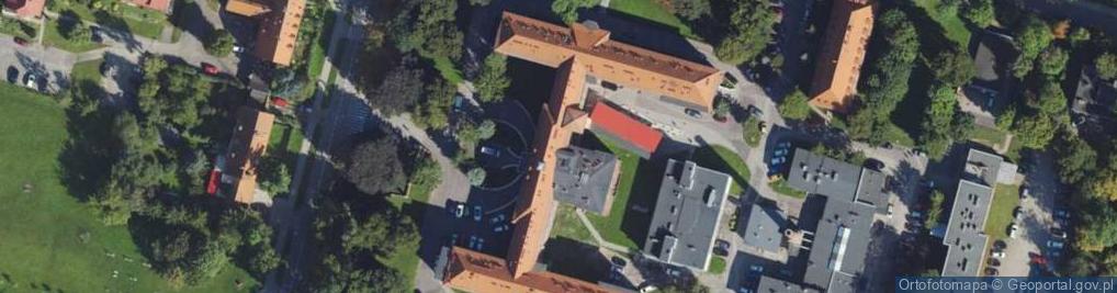 Zdjęcie satelitarne Szpital Miejski Św. Jana Pawła II w Elblągu