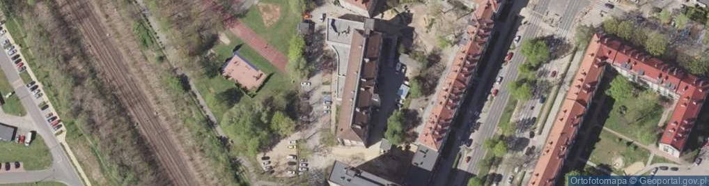 Zdjęcie satelitarne Szpital Miejski w Tychach