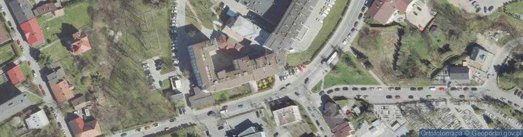 Zdjęcie satelitarne Szpital Specjalistyczny im. Jędrzeja Śniadeckiego w Nowym Sączu