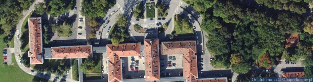 Zdjęcie satelitarne Szpital Specjalistyczny im. Stefana Żeromskiego SP ZOZ w Krakowie