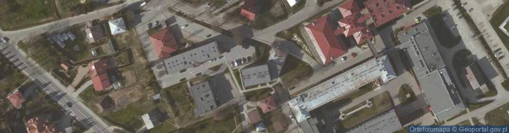 Zdjęcie satelitarne Szpital Specjalistyczny w Brzozowie Podkarpacki Ośrodek Onkologiczny im. Ks. B. Markiewicza w Brzozowie