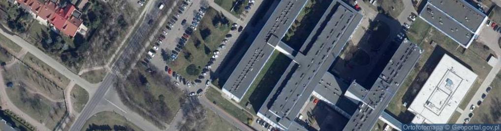 Zdjęcie satelitarne Szpital Wojewódzki im. S. Wyszyńskiego w Sieradzu